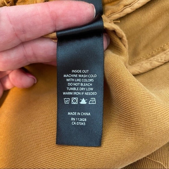 Max Jeans Suede Like Jacket Bomber Moto Safari Rust Multi Zip Pockets SZ S - Picture 13 of 16